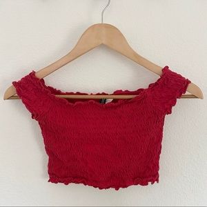 H&M crepe-lined crop top